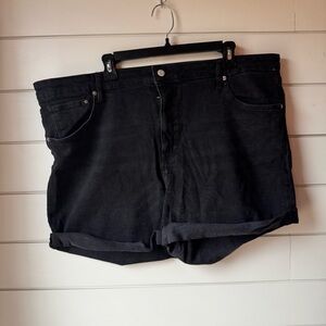 H&M Black Jean Shorts